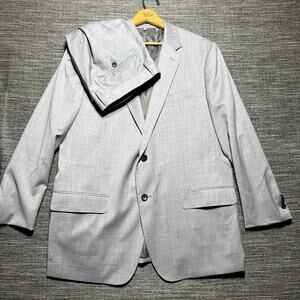 Bonobos Blazer Suit Men's 44R Gray Standard Wool Stretch- 36x28